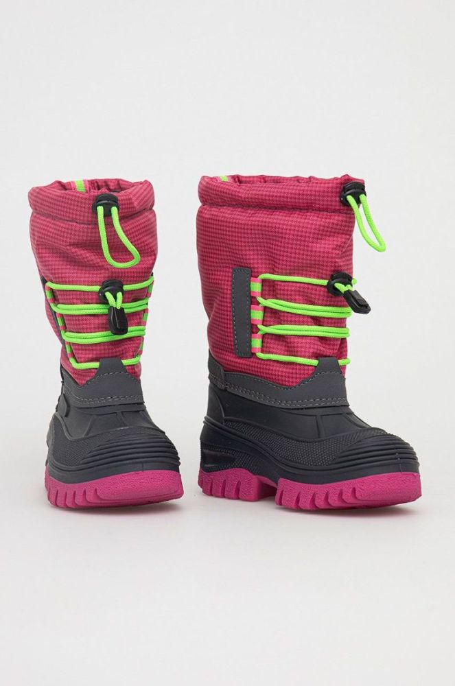 Дитячі чоботи CMP KIDS AHTO WP SNOW BOOTS колір рожевий фото 2
