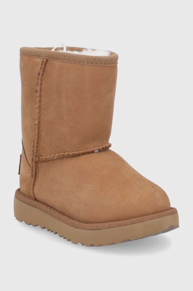 Дитячі замшеві чоботи UGG колір коричневий (1835311) фото 2
