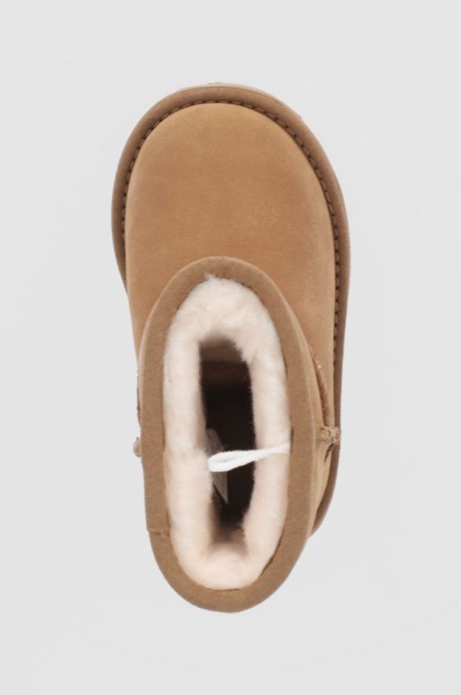 Дитячі замшеві чоботи UGG колір коричневий (1835311) фото 4