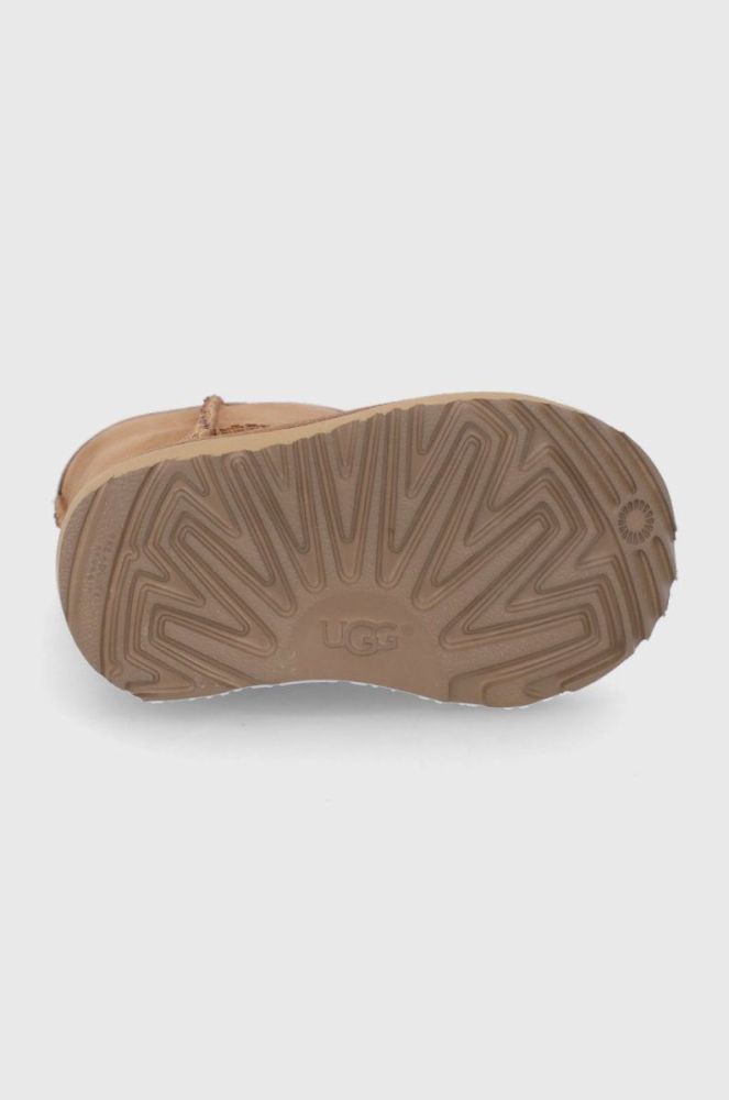 Дитячі замшеві чоботи UGG колір коричневий (1835311) фото 5