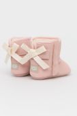 Дитячий набір - тапочки і шапка UGG колір рожевий
