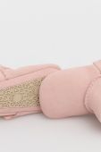 Дитячий набір - тапочки і шапка UGG колір рожевий