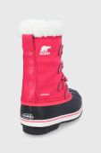 Дитячі чоботи Sorel колір червоний