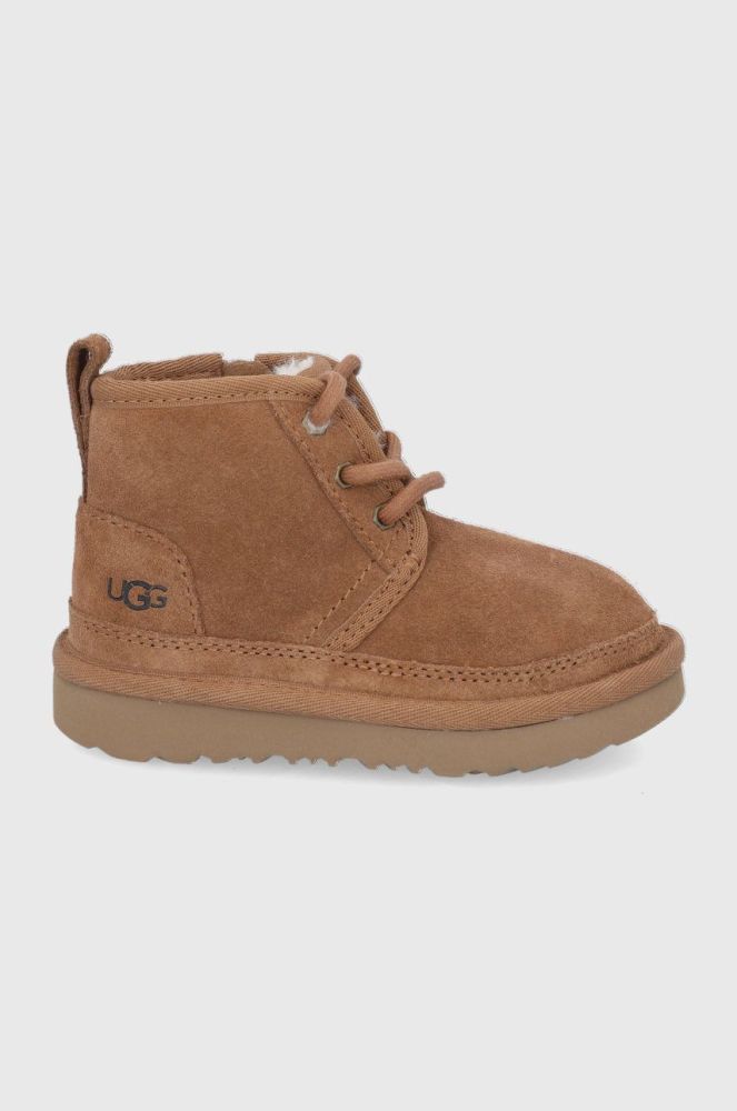 Дитячі замшеві чоботи UGG колір коричневий (2083226)