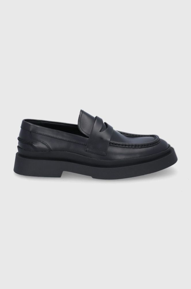 Шкіряні мокасини Vagabond Shoemakers чоловічі колір чорний