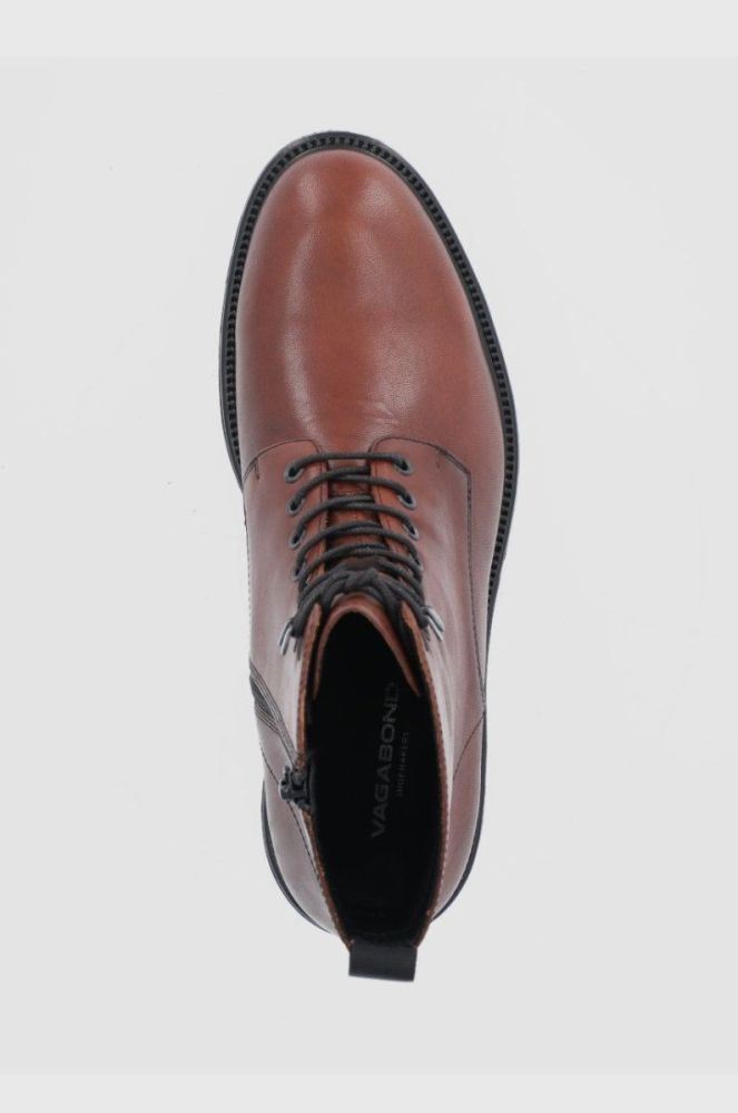 Шкіряні черевики Vagabond Shoemakers чоловічі колір коричневий (1822084) фото 4