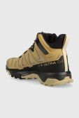 Черевики Salomon X Ultra 4 Mid GTX чоловічі колір бежевий Черевики Salomon X Ultra 4 Mid GTX чоловічі колір бежевий