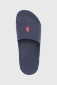 Шльопанці Polo Ralph Lauren Polo Slide чоловічі колір синій 809852071002