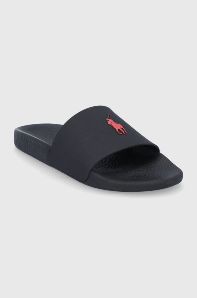 Шльопанці Polo Ralph Lauren Polo Slide чоловічі колір чорний 809852071004 фото 2