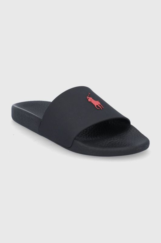 Шльопанці Polo Ralph Lauren Polo Slide чоловічі колір чорний 809852071004 фото 2