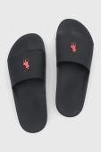 Шльопанці Polo Ralph Lauren Polo Slide чоловічі колір чорний 809852071004