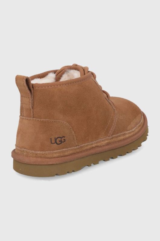 Замшеві кросівки UGG Neumel колір коричневий фото 3