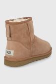 Замшеві чоботи UGG Classic Mini чоловічі колір коричневий