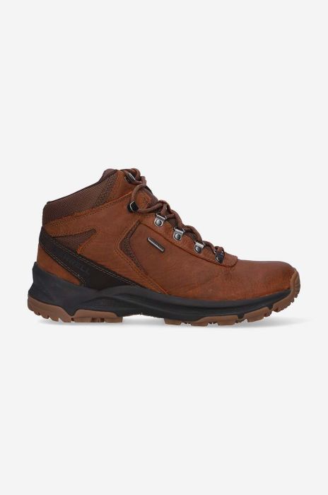 Черевики Merrell ERIE MID LTR WP чоловічі колір коричневий Черевики Merrell ERIE MID LTR WP чоловічі колір коричневий