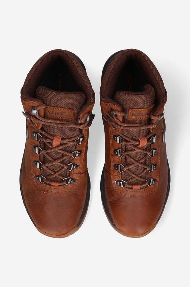 Черевики Merrell ERIE MID LTR WP чоловічі колір коричневий фото 4