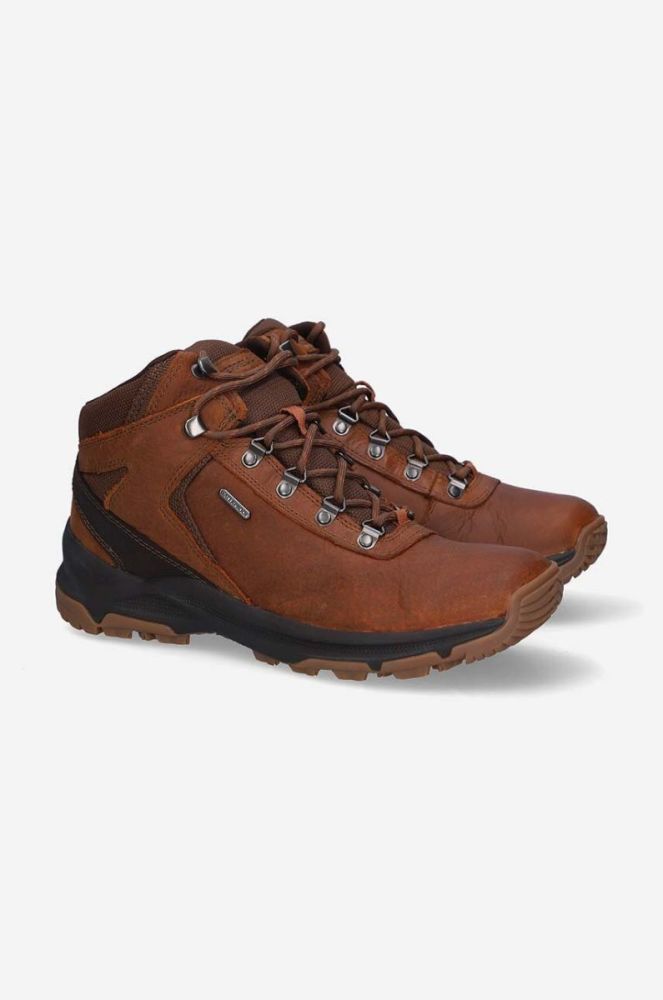 Черевики Merrell ERIE MID LTR WP чоловічі колір коричневий фото 5