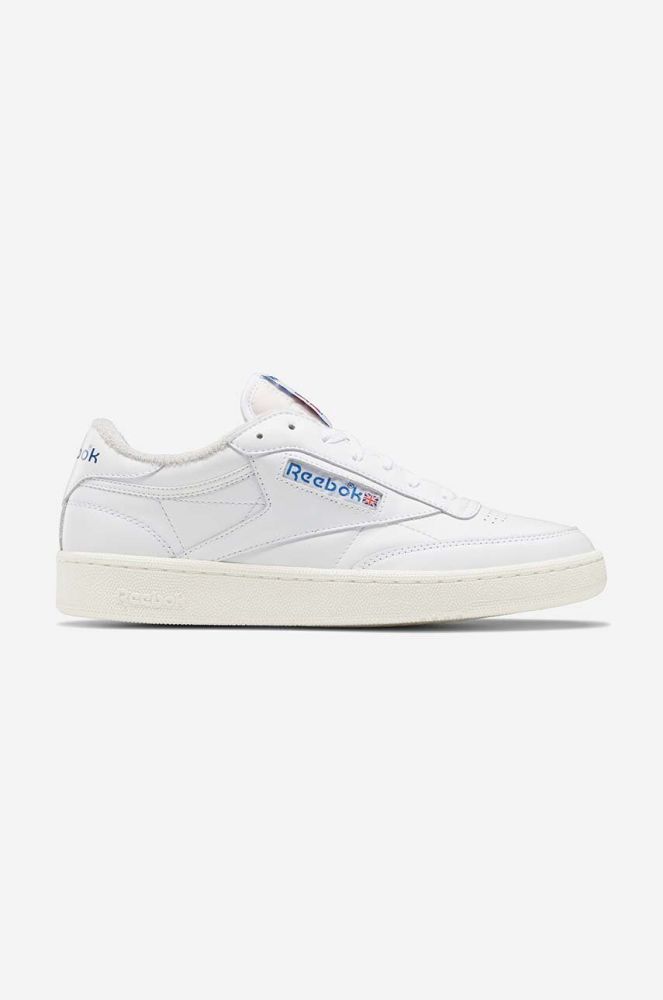 Кросівки Reebok Classic CLUB C 85 колір чорний на плоскому ходу GX8318-CBLK/VCRD