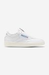 Кросівки Reebok Classic CLUB C 85 колір чорний на плоскому ходу GX8318-CBLK/VCRD Кросівки Reebok Classic CLUB C 85 колір чорний на плоскому ходу GX8318-CBLK/VCRD