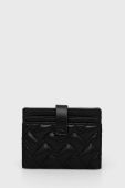 Шкіряний чохол на банківські карти Kurt Geiger London жіночий колір чорний (1873819)