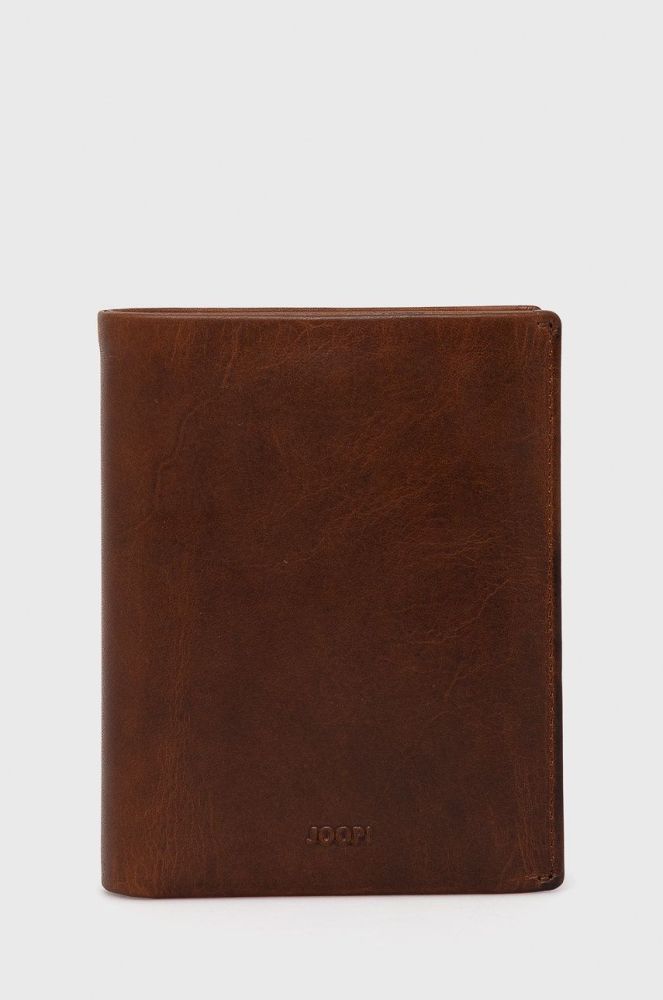 Шкіряний гаманець Joop! чоловічий колір коричневий (1540296)