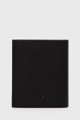 Шкіряний гаманець Joop! чоловічий колір чорний (1540297)