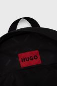 Рюкзак HUGO чоловічий колір чорний великий однотонний (2168453)