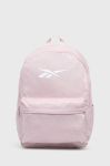 Рюкзак Reebok H23399 колір рожевий великий гладкий