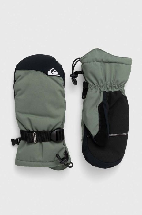Дитячі рукавички Quiksilver колір зелений Дитячі рукавички Quiksilver колір зелений