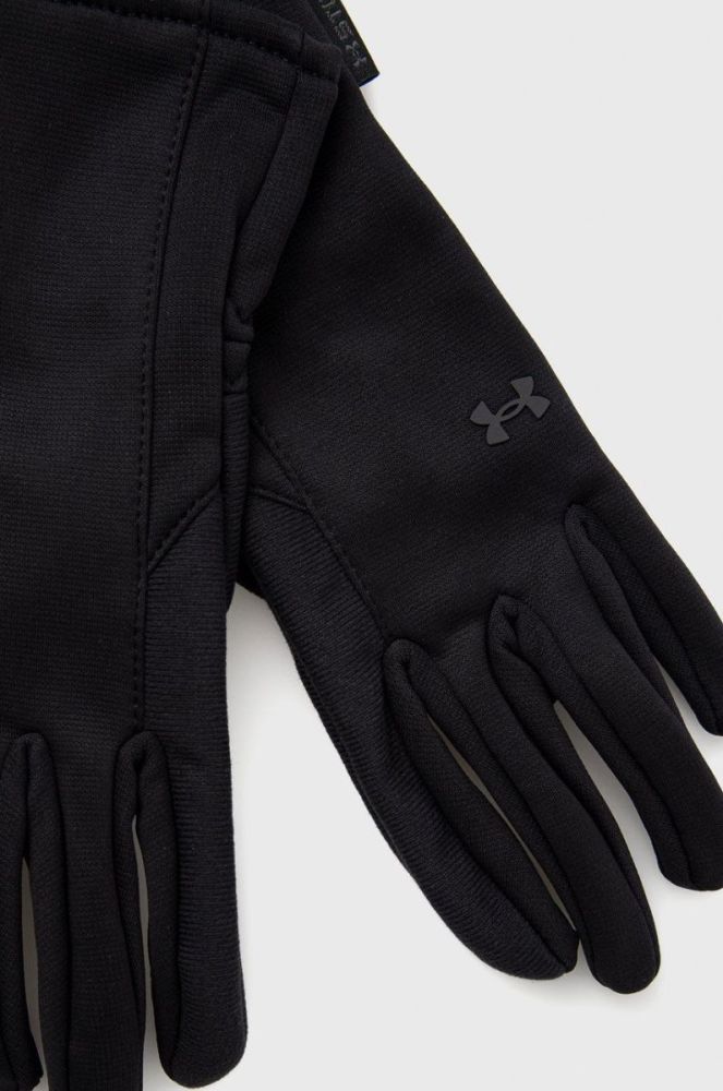 Рукавички Under Armour 1365972 жіноче колір чорний фото 2