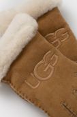 Замшеві рукавички UGG жіночі колір коричневий (1889925)
