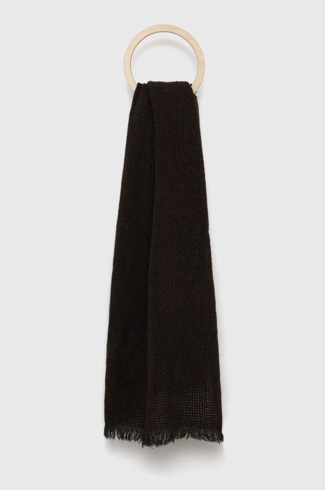 Шарф Sisley чоловічий колір зелений гладкий