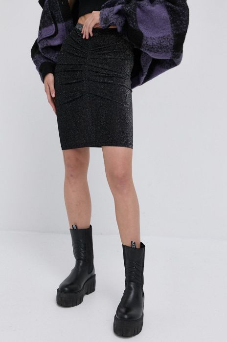 Спідниця Young Poets Society колір чорний mini олівець