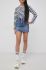 Джинсова спідниця Superdry mini пряма колір блакитний (2123574)