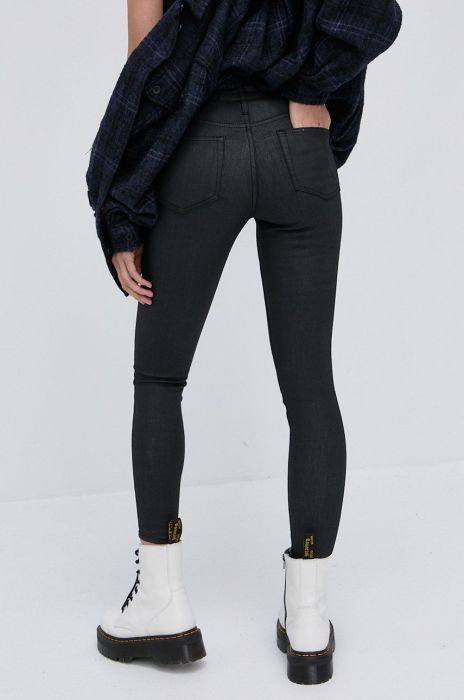 Штани Young Poets Society жіночі висока посадка колір чорний