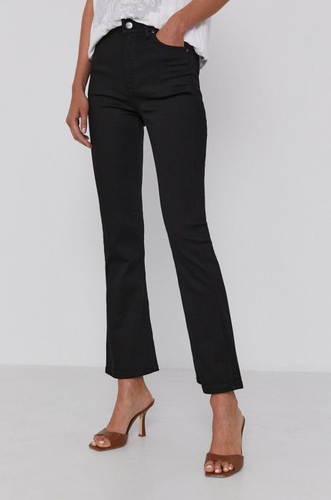 Джинси Lee BREESE жіночі висока посадка колір чорний