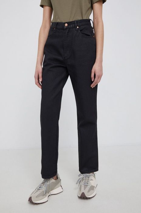 Джинси Wrangler Wild West жіночі висока посадка колір чорний (1915937)