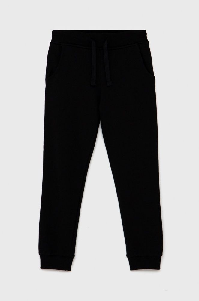 Дитячі штани Guess колір чорний гладке (1534744)