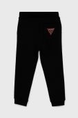 Дитячі штани Guess колір чорний гладке (1534764)