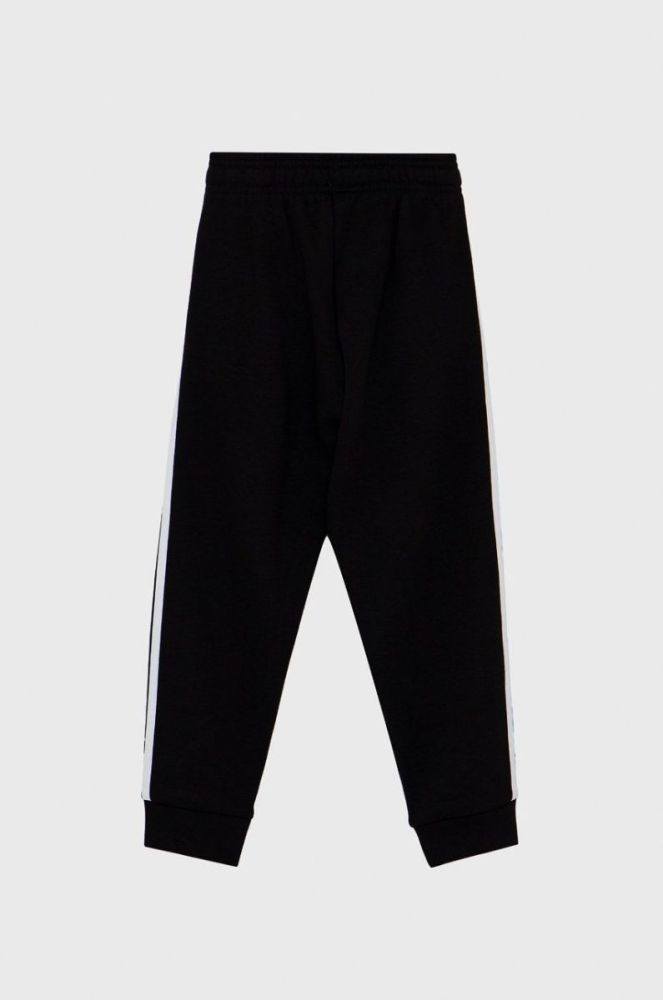 Дитячі штани adidas колір чорний гладке фото 2