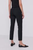 Штани Lauren Ralph Lauren жіночі колір чорний прямі
