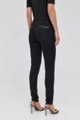 Штани Morgan жіночі колір чорний облягаючі