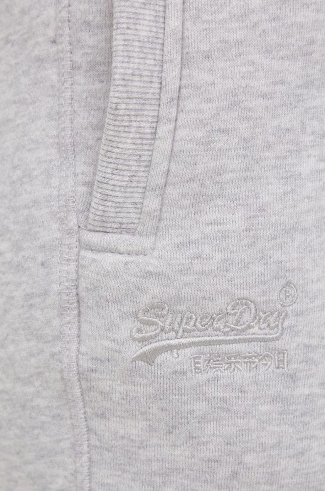 Штани Superdry жіночі колір сірий меланж фото 4