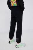 Бавовняні штани P.E Nation жіночі колір чорний гладкі