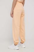 Бавовняні штани P.E Nation жіночі колір помаранчевий однотонні