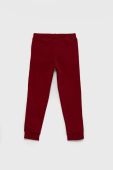 Дитячі штани Champion колір бордовий гладке