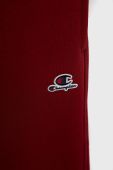 Дитячі штани Champion колір бордовий гладке