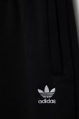 Дитячі штани adidas Originals колір чорний гладке