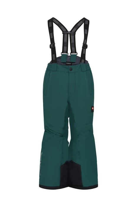 Дитячі штани Lego Wear колір зелений