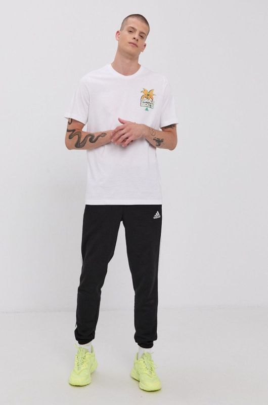 Штани adidas чоловічі колір чорний з аплікацією (1579913) фото 2