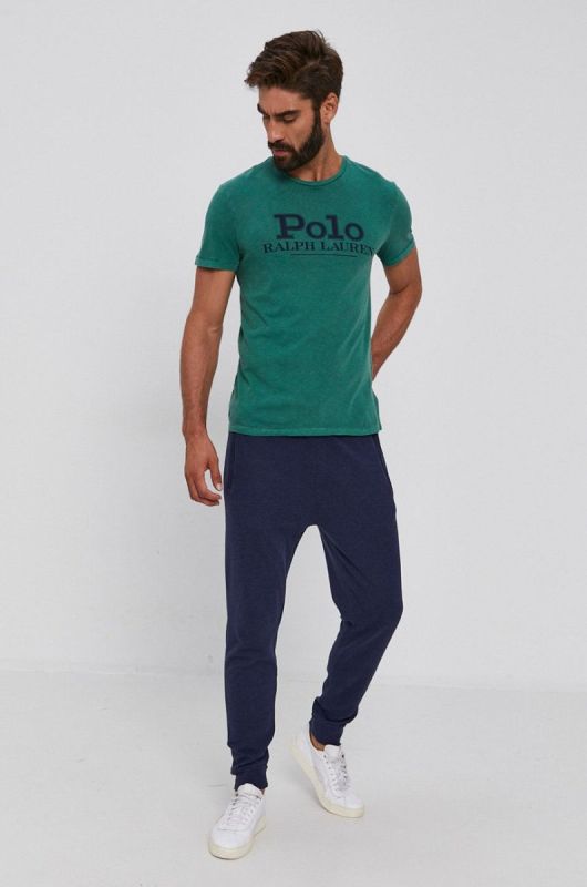 Штани Polo Ralph Lauren чоловічі колір синій гладке (1723641) фото 2